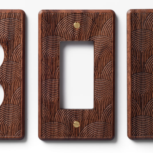 3 pack Rainbow Light Switch Plate Single Gang Rocker or Decora